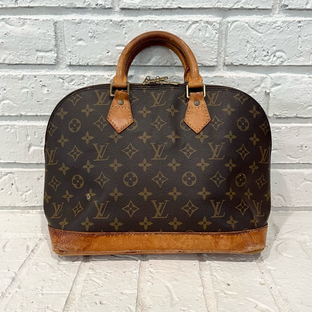 Vintage 1996 Louis Vuitton Alma Shoulder Purse DAMAGED